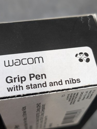 Wacom KP501E2 Grip Pen w/ Pen Stand & Stroke Nibs for Cintiq, Intuos Pro - Afbeelding 9 van 13