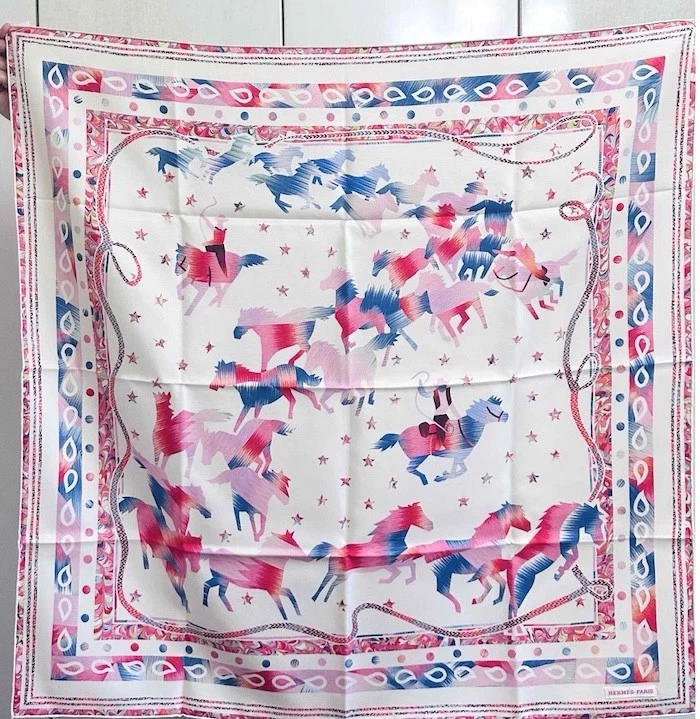 HERMÈS Animal Print Pink Scarves & Wraps for Women Just Listed 2026