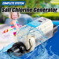 Salt Chlorine Generator Pool Water Complete Salt Chlorinator System ≤16,000 Gal