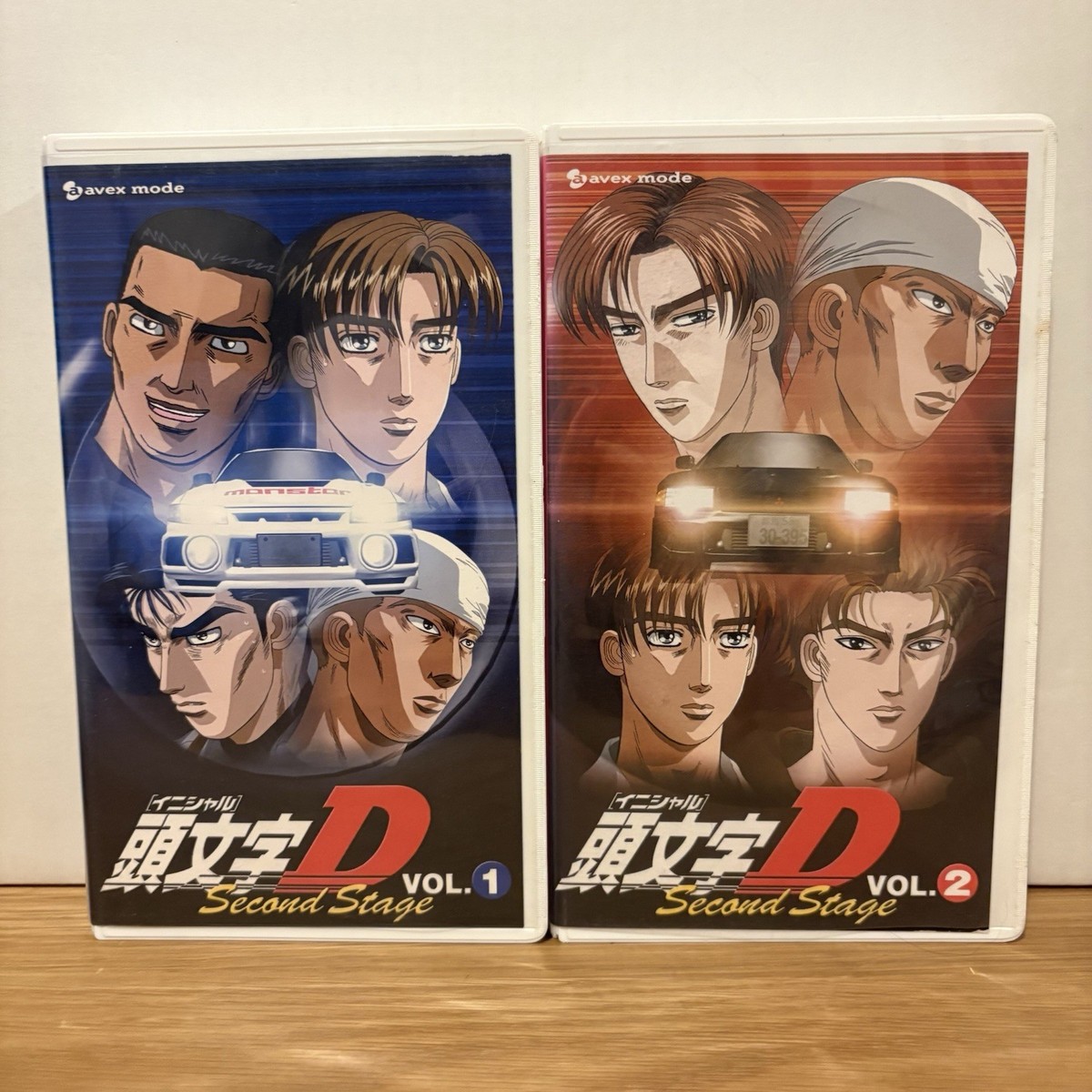2000 Initial D 2nd Stage VHS Video Tape Anime Japanese Lot4