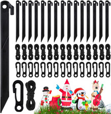 48 Pcs Inflatable Stakes, Plastic Ground Stakes Camping Tent Stake Inflatable St