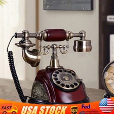 Vintage Rotary Dial Telephone Phone Working Vintage Retro Old Fashion Telephone