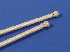 PRL) BACCHETTE TENDE ASTE OTTONE AVORIO 40-60cm CURTAIN ASTINE TENDA VENTANA