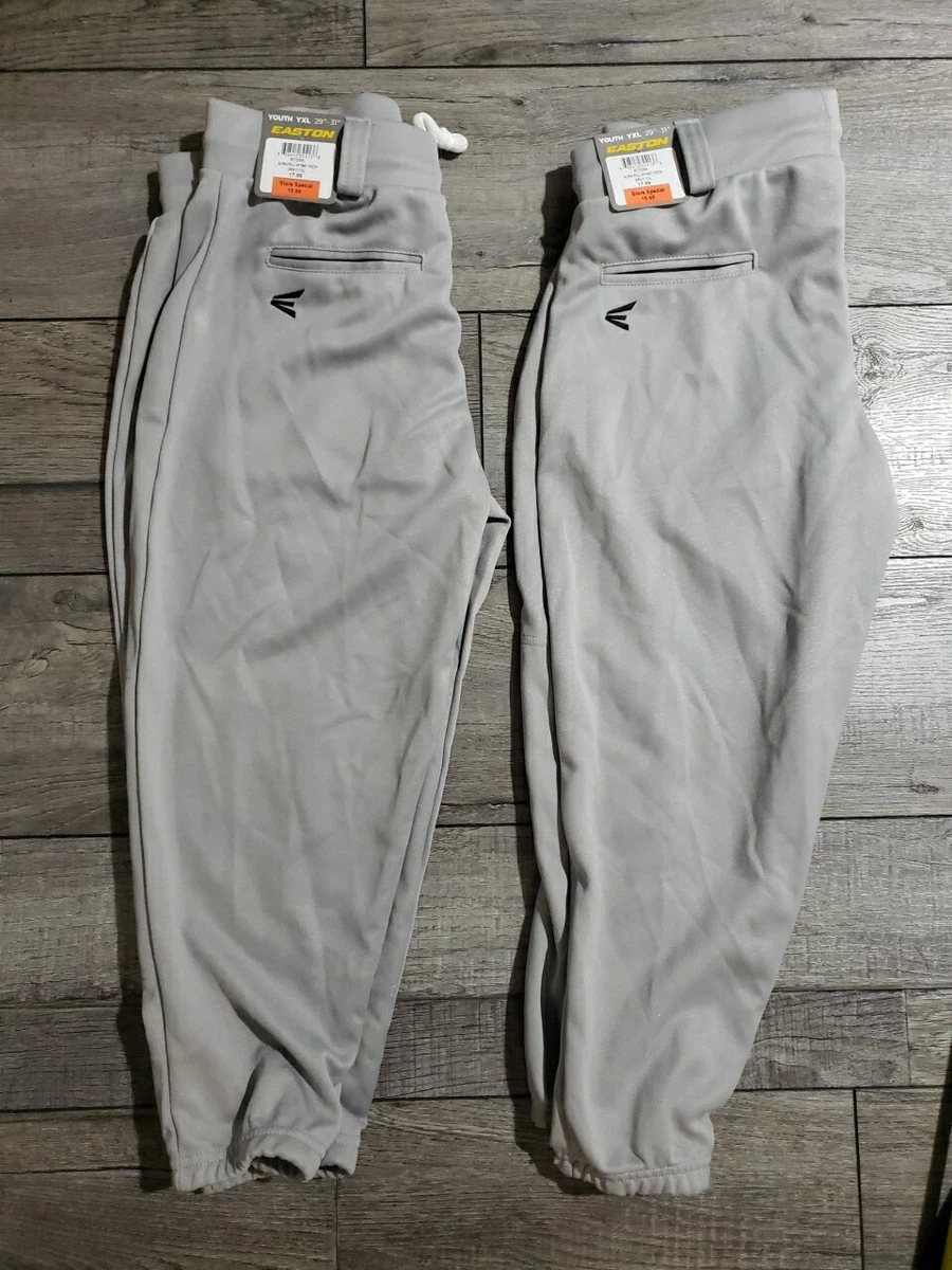 Pantalon Baseball/softball Easton YXL Gris - Jeune Avec Ceinture - Occasion