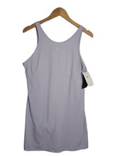 Nike Bliss Training Dress Womens L Purple Attached Shorts Athletic Tennis
