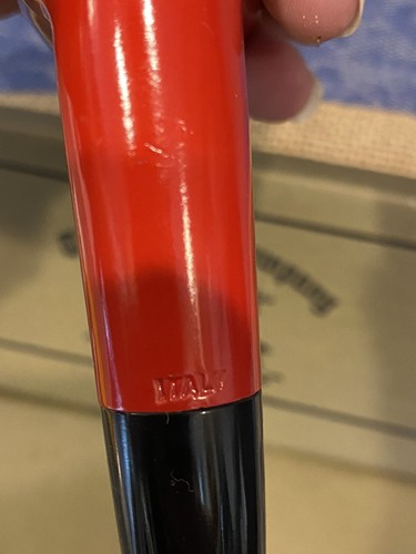 Bellissimo tubo Thompson Estate... Tubo dritto rosso e nero - nuovo in scatola - Foto 7 di 15