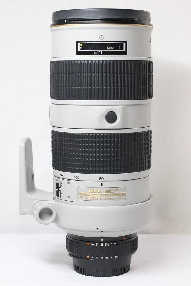READ! Nikon ED AF-S Nikkor 80-200mm F/2.8 D IF Gray Zoom Lens From Japan - Image 4 of 4
