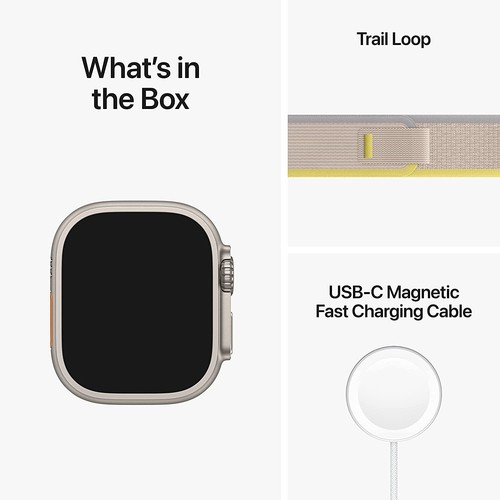 Apple Watch Ultra GPS y celular 49 mm titanio Trail Alpine Loop océano excelente - Imagen 63 de 69