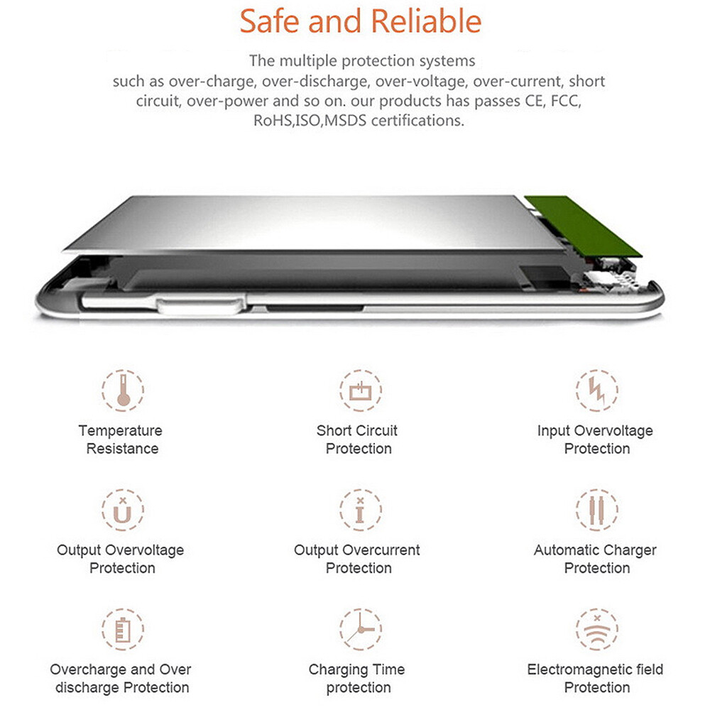 6000mAh External Battery Power Bank For Samsung Galaxy J3 Eclipse SM-J327P-image