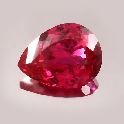 Natural Flawless Mozambique Red Ruby Loose Pear Cut Gemstone 30x22 MM