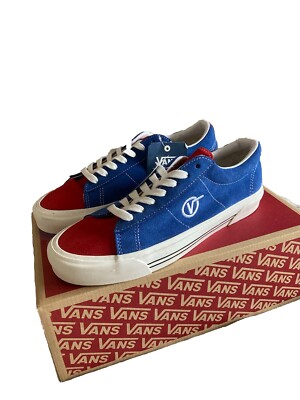 Vans Sid DX Anaheim Factory Herren UK 8 Größe Wildleder Turnschuhe RWB SELTENE PROBE/NEU MIT ETIKETT