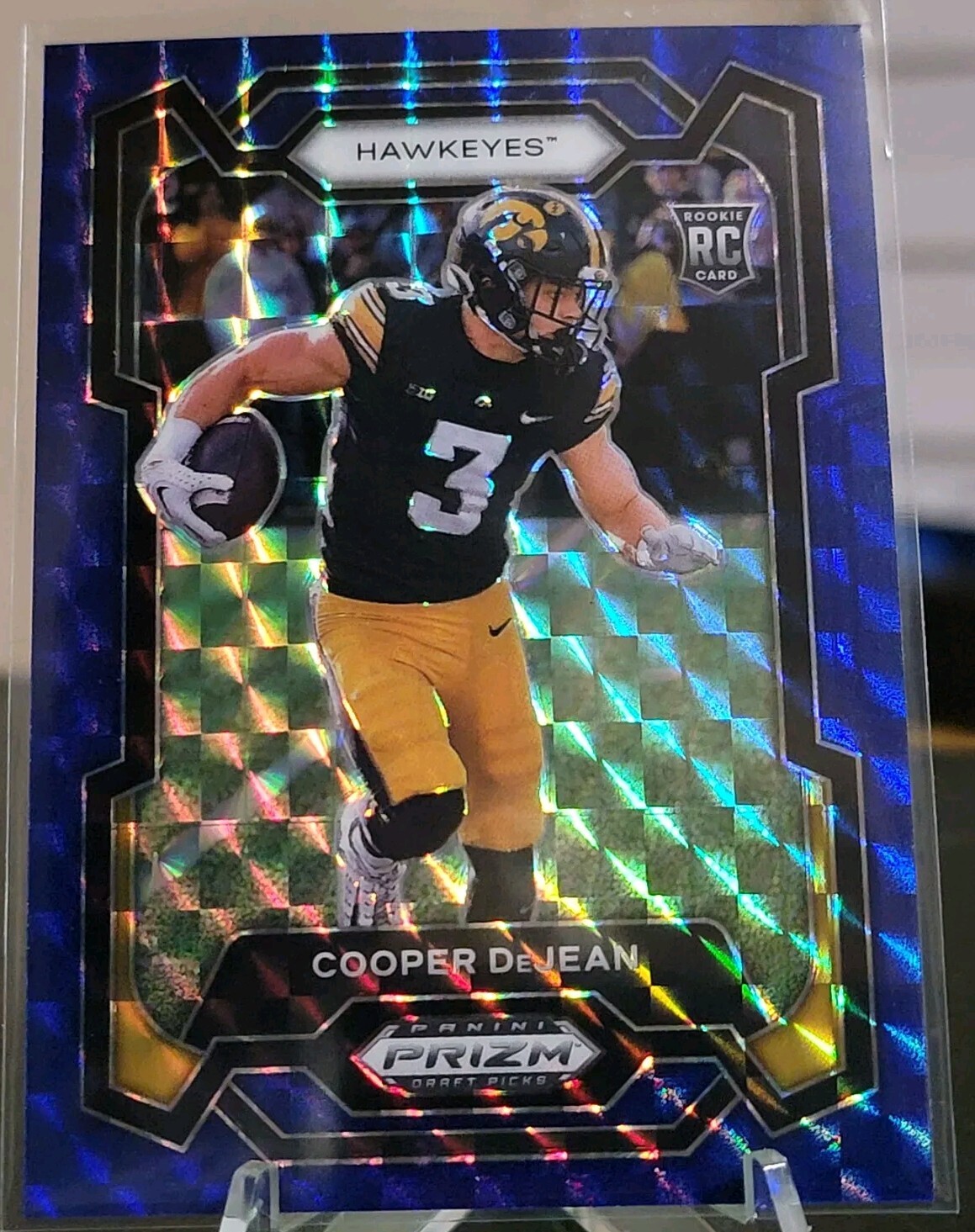 2024 Panini Prizm Draft Picks - Blue Finite Prizm #113 Cooper DeJean /89 (RC)