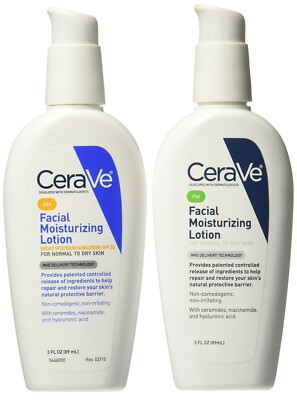 Cerave 3oz AM/PM Facial Moisturizing Lotion Pack
