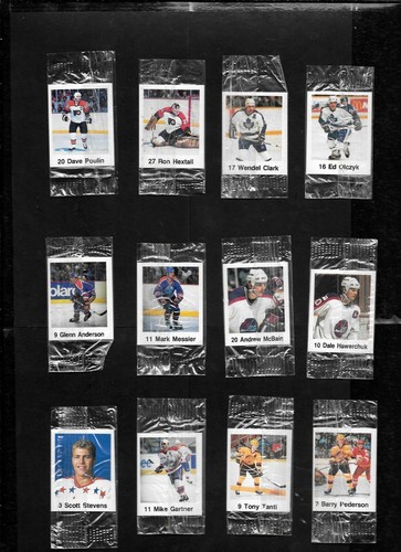 1988-89 FRITO LAY NHL HOCKEY MINI STICKER SEAL OR UNSEAL 1-42 SEE LIST - Picture 22 of 73