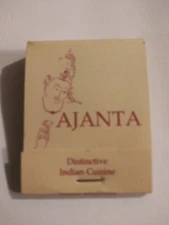 Vintage Matches From Ajanta Indian Cuisine Berkeley California