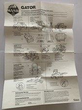 M.A.S.K. Kenner - Notice originale Mask Gator - Version Allemande