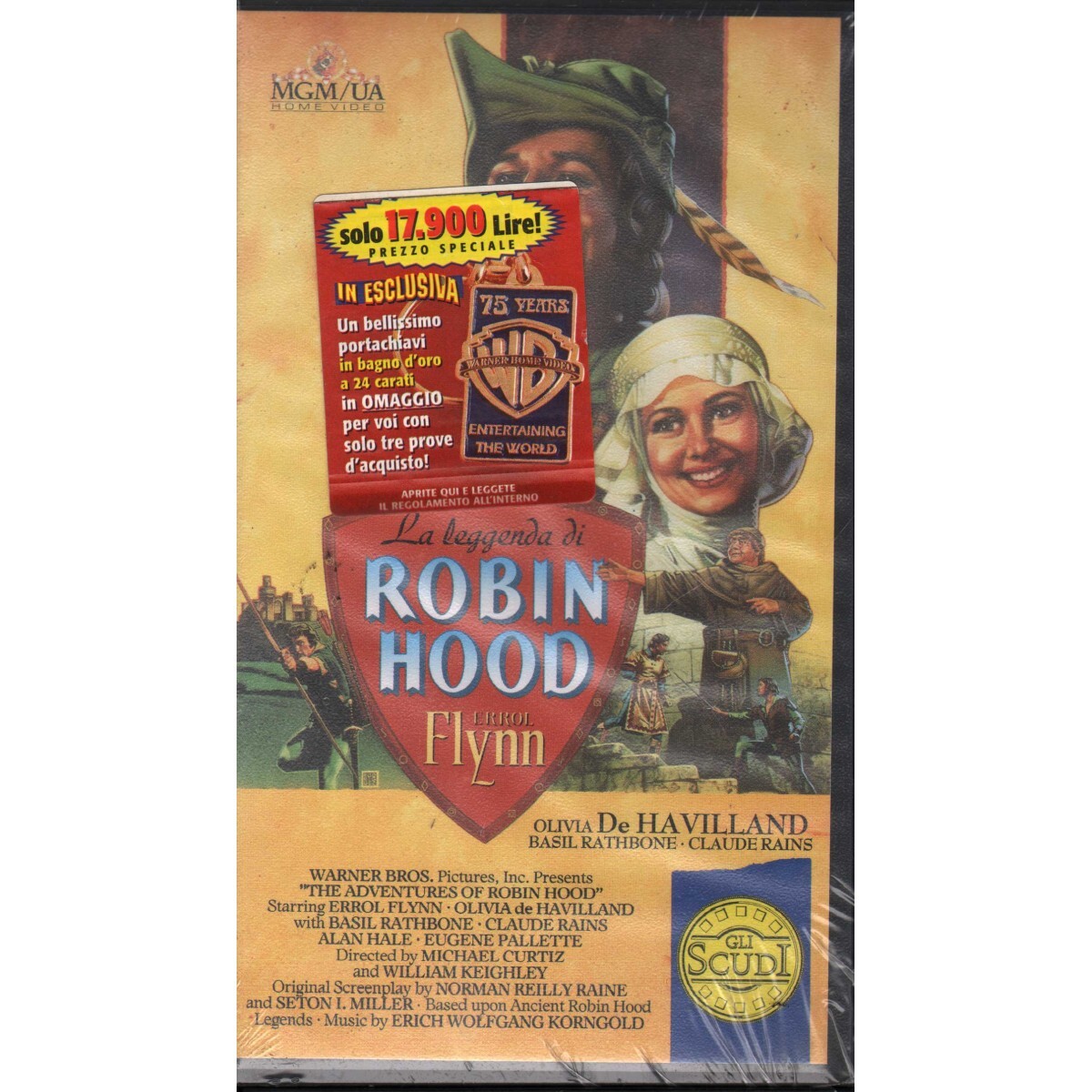 The Legend of Robin Hood VHS Curtiz, Keighley Univideo - PIV99234 Sealed