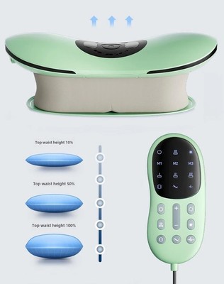 Electric Lumbar Traction Massager Adjustable Vibration Waist Spine Support