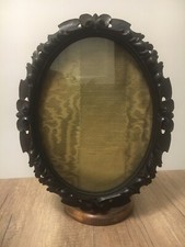 Superba Cornice Da Sacrestia Ovale Intagliata, Periodo Di Transizione 800/900