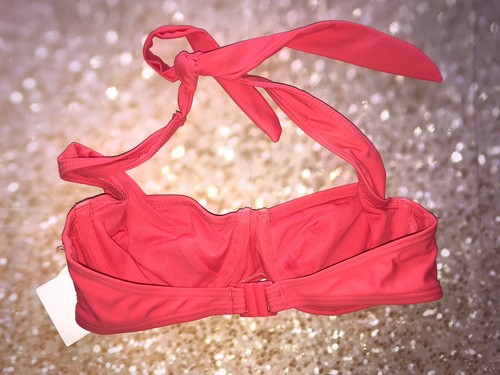 ORANGE BIKINI TOP GIRLS AGE 10-12 - MATALAN SIZING 10B /12B -UNDERWIRED - Picture 3 of 3