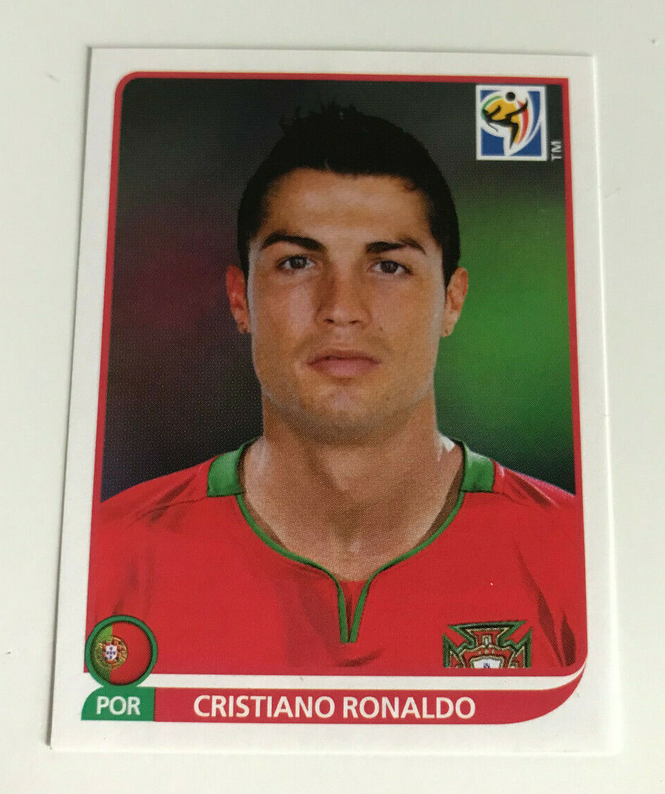 2010 Cristiano Ronaldo Panini World Cup Sticker Portugal