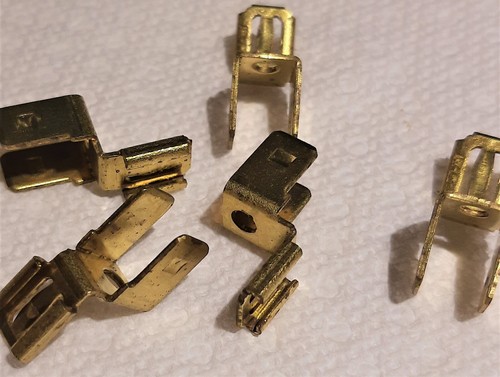 20 Pieces of Chair Wire Terminal 1/4" .250 2 Male 1 Female Quick Connect adapter - Picture 3 of 7