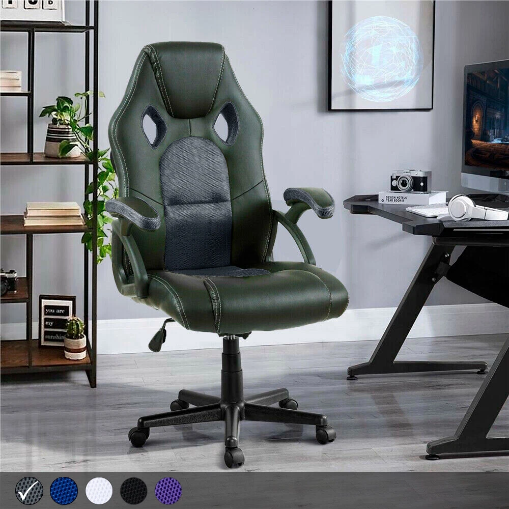 Neo Swivel PU Leather Office Racing Sport Gaming Style Tilt