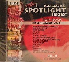 SC8407 THE BEATLES   NEW IN PLASTIC SOUND CHOICE KARAOKE CDG LOT WA