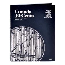 Canada Dimes (10 Cents) #2: 1937-1989 - Official Whitman Coin Folder