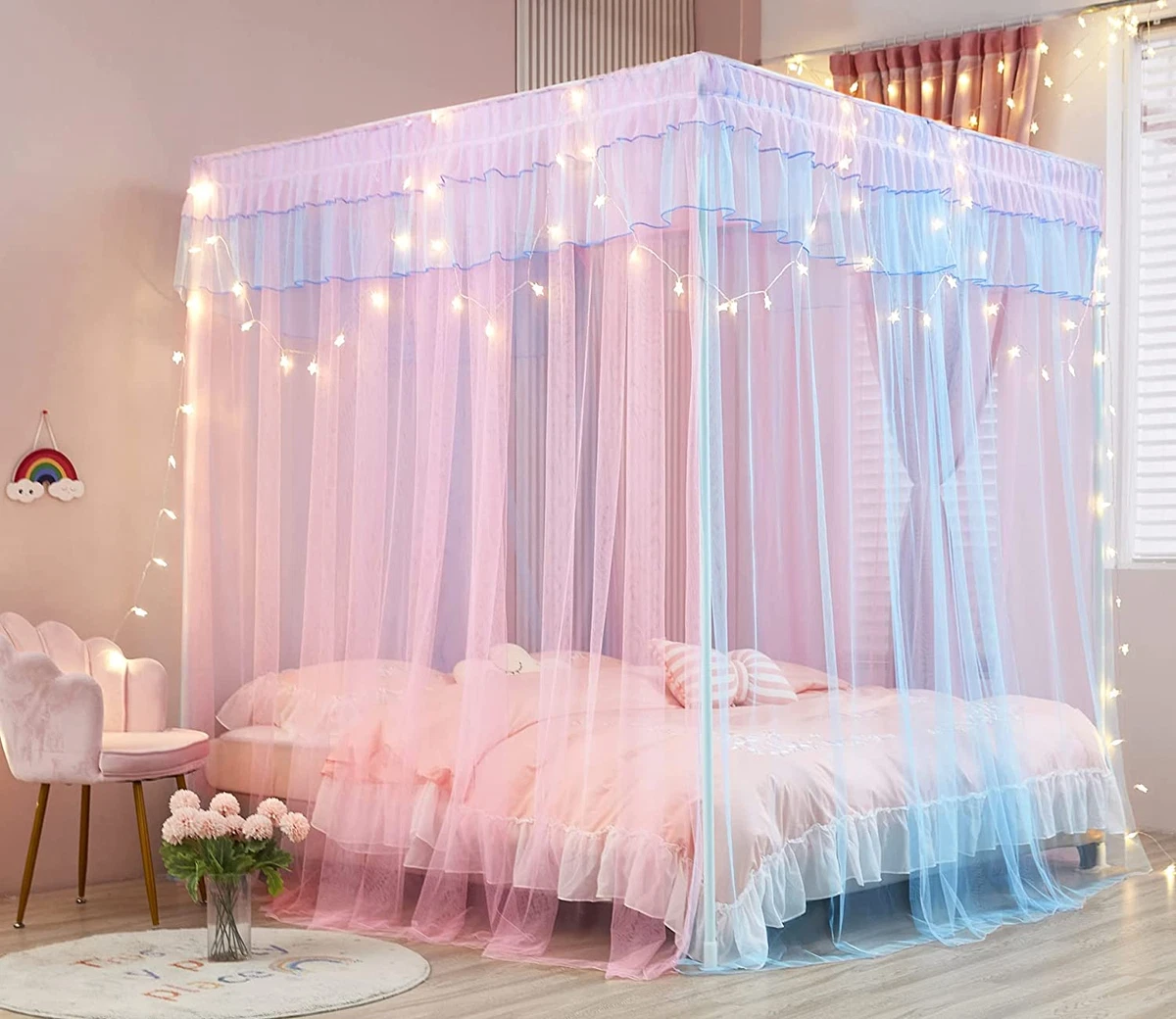 Girl canopy bed cheap