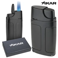 Xikar ELX Dual Torch Lighter - Black on Black (MSRP:$84.99)