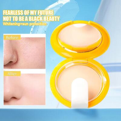 Whitening Sunscreen Powder Oil Control Lasting Concealer Makeup SPF15 т L6I R1S4