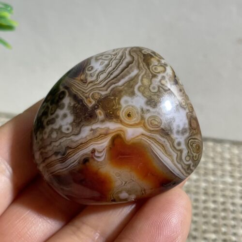 48g Crazy Lace SILK Banded Agate Polished Crystal Tumbled Stone Madagascar - Picture 4 of 7