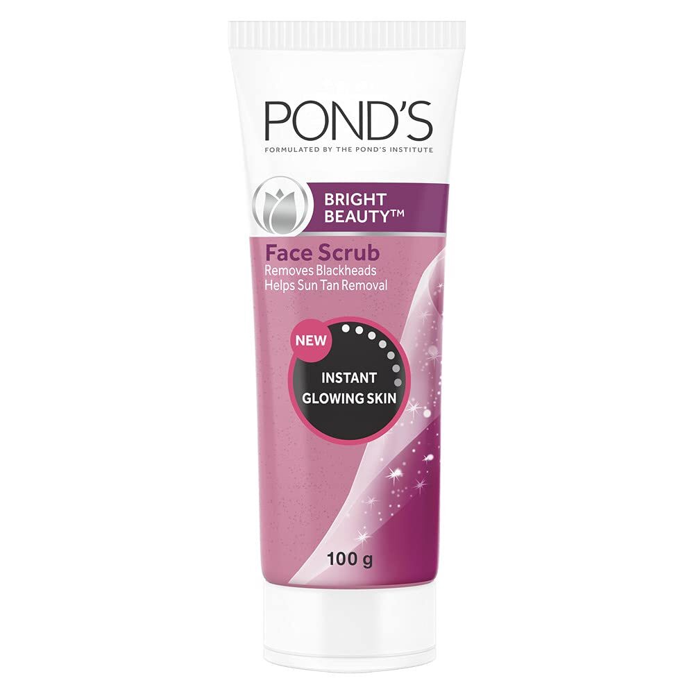 Exfoliante facial POND'S Bright Beauty, limpieza profunda pero suave en la pi...