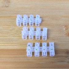3 BBT Fully Insulated 20 amp 4 Position Terminal Blocks