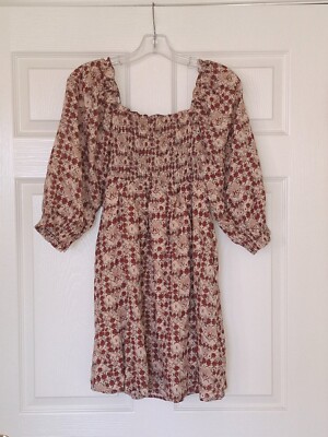 Nectar Clothing Baby Doll Dress, Women's Size Medium Floral
