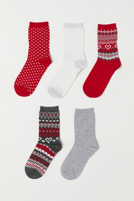 h&m socks 5 pack