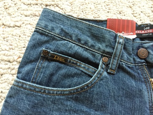 NWT Lee Men's Relaxed Fit Straight Leg Comfortable All Cotton Denim Jeans All Sz - Picture 29 of 55