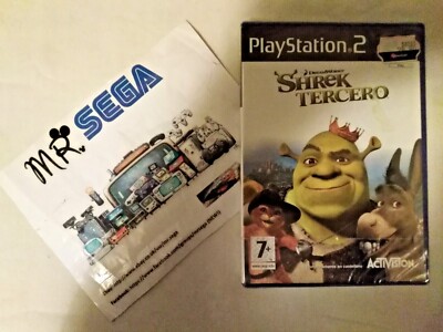 SHREK TERCERO alias SHREK DER DRITTE für PLAYSTATION 2 SELTENE SPANISCHE VERSION