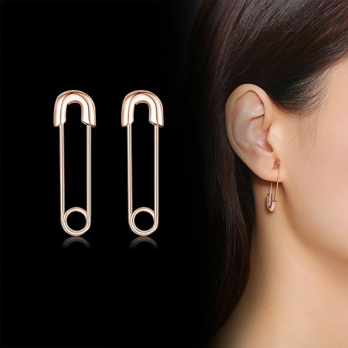 Pin earrings hotsell