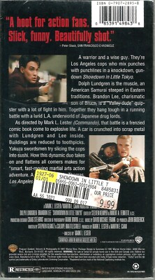 Showdown in Little Tokyo VHS 1997 Dolph Lundgren Brandon Lee Tia