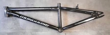 MONGOOSE TITLE JUNIOR BLACK BMX RACING BICYCLE FRAME BIKE PARTS MGFR01