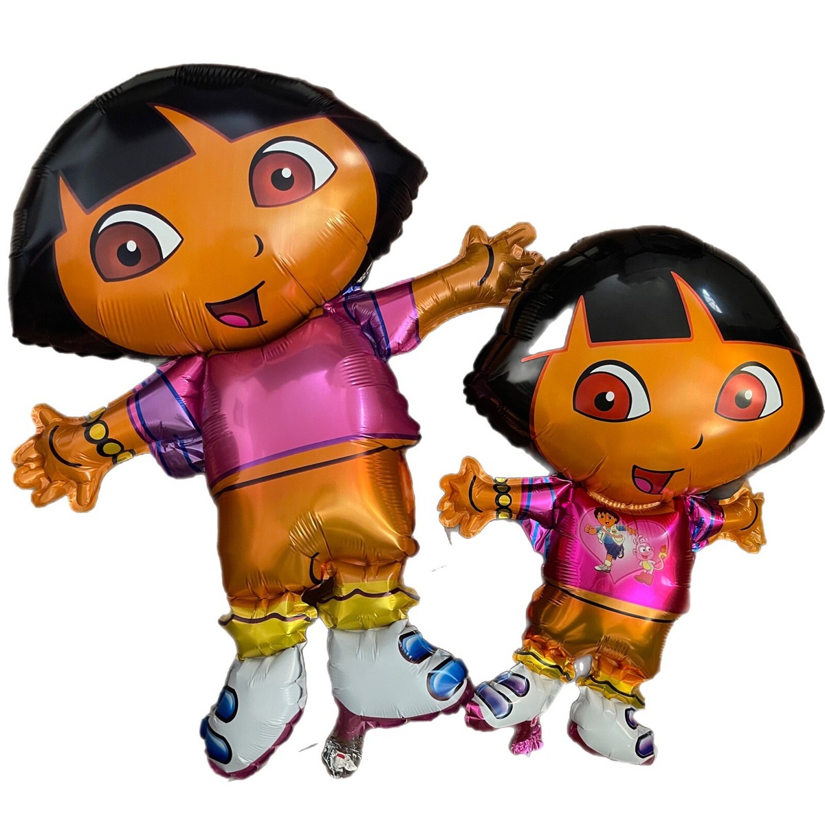2 PACK) Nickelodeon Dora & Boots Theme Birthday Supershape Jumbo