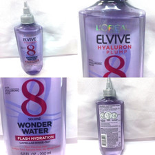 LOREAL PARIS ELVIVE HYALURON PLUMP 8 FLASH HYDRATION WONDER WATER 6.8 FL OZ