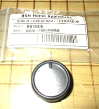 NEW Thermador OEM Oven Thermostat Knob SS 411364, 00411364, 14-37-389-06, 961806