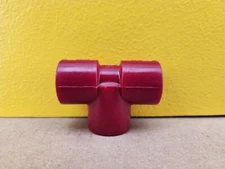 NEW NIBCO 1/2" Red Kynar PVDF Sch 80 Tee, Socket End