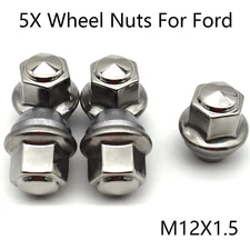 5x Wheel Bolts Lug Nut M12x1.5 For Ford Focus Fusion Escape EcoSport ACPZ1012H。