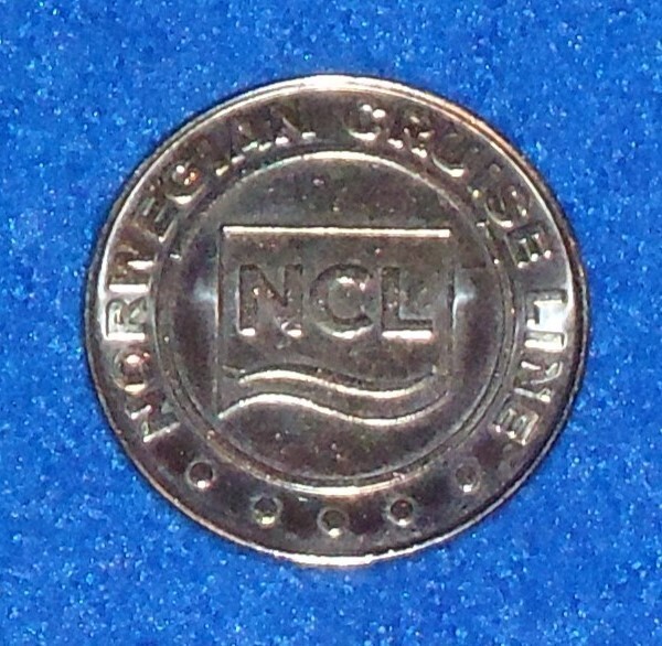 REMARKABLE EXCEPTIONAL NORWEGIAN CRUISE LINE GAMING TOKEN NCL COLLECTOR