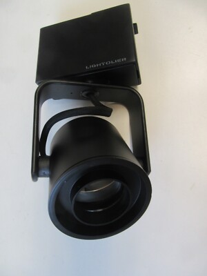 Lightolier 8171BK Track Light Low Volt MR16 Lytespot Lytespan Matte Black  NEW
