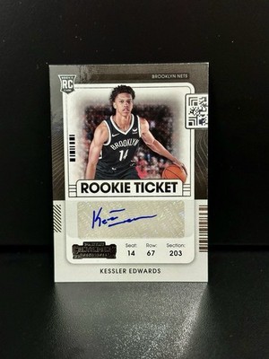 2021-22 Panini Contenders - Rookie Ticket Kessler Edwards #146 (AU, RC)